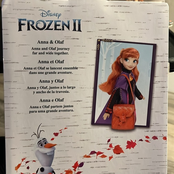 Disney Frozen II Anna & Olaf Doll Set - Red and Black - Picture 7 of 7